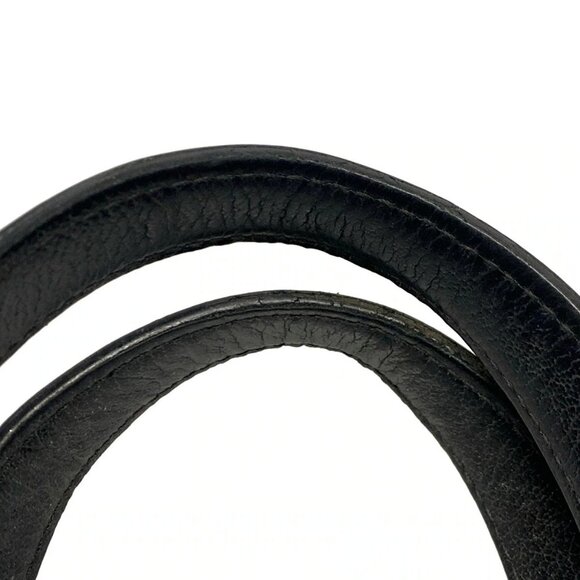 Auth DIOR/ChristianDior Flower,Trotter - Black Jacquard Leather Tote Bag - Picture 7 of 16